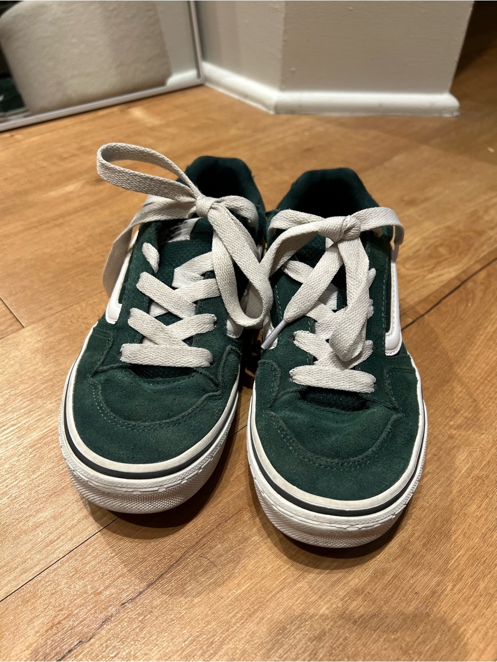 Vans Kids Old Skool Green Suede